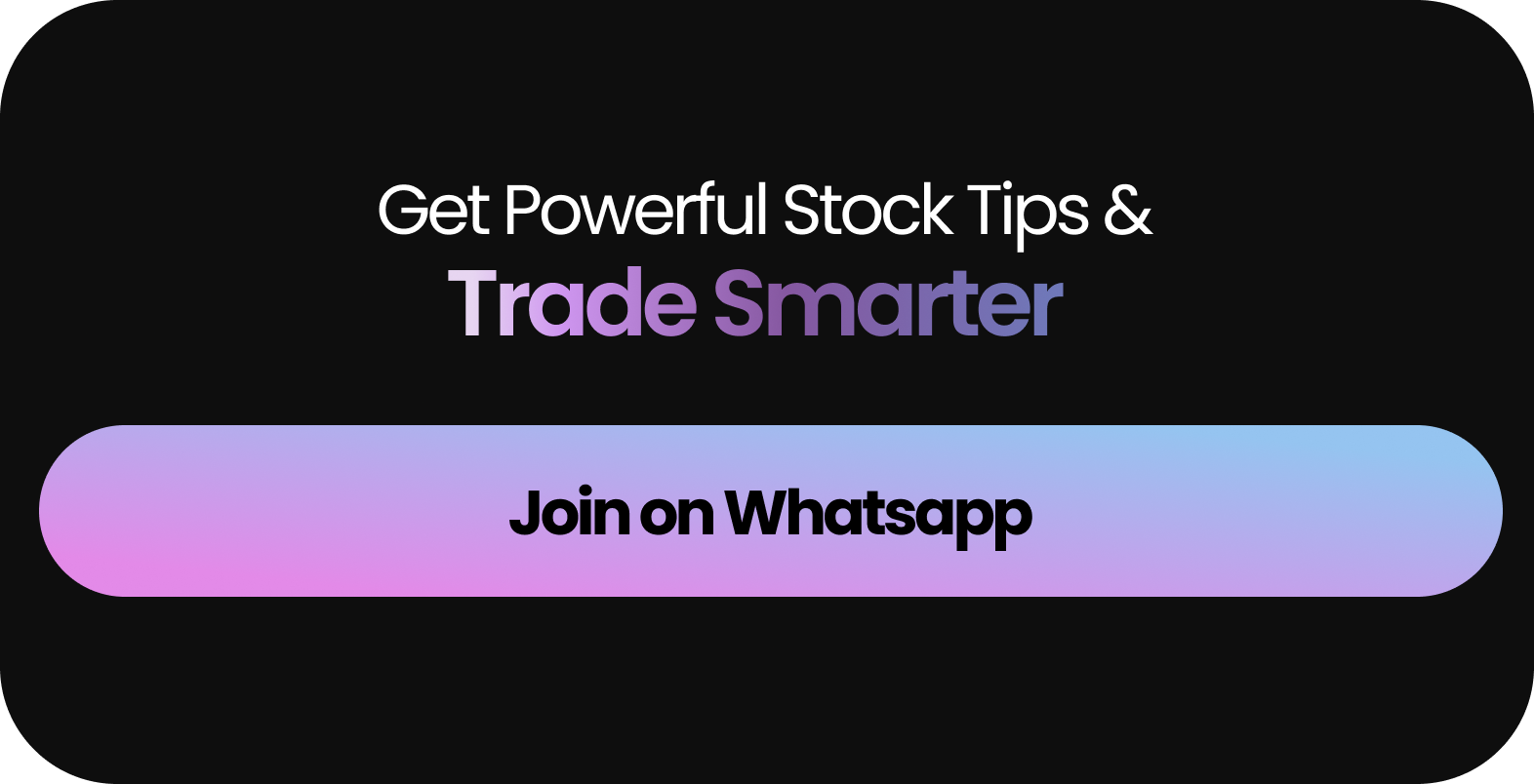 Join Our Whatsapp & Stay Ahead In Market